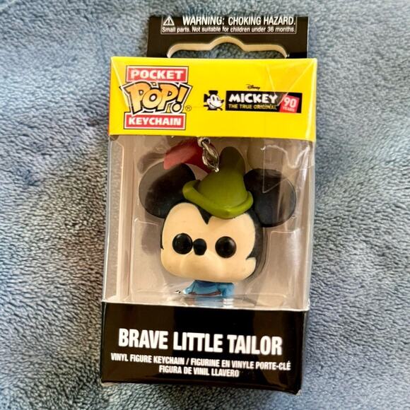 Funko Pop Mickey Mouse Brave Little Tailor 90th Disney Keychain - Picture 5 of 5